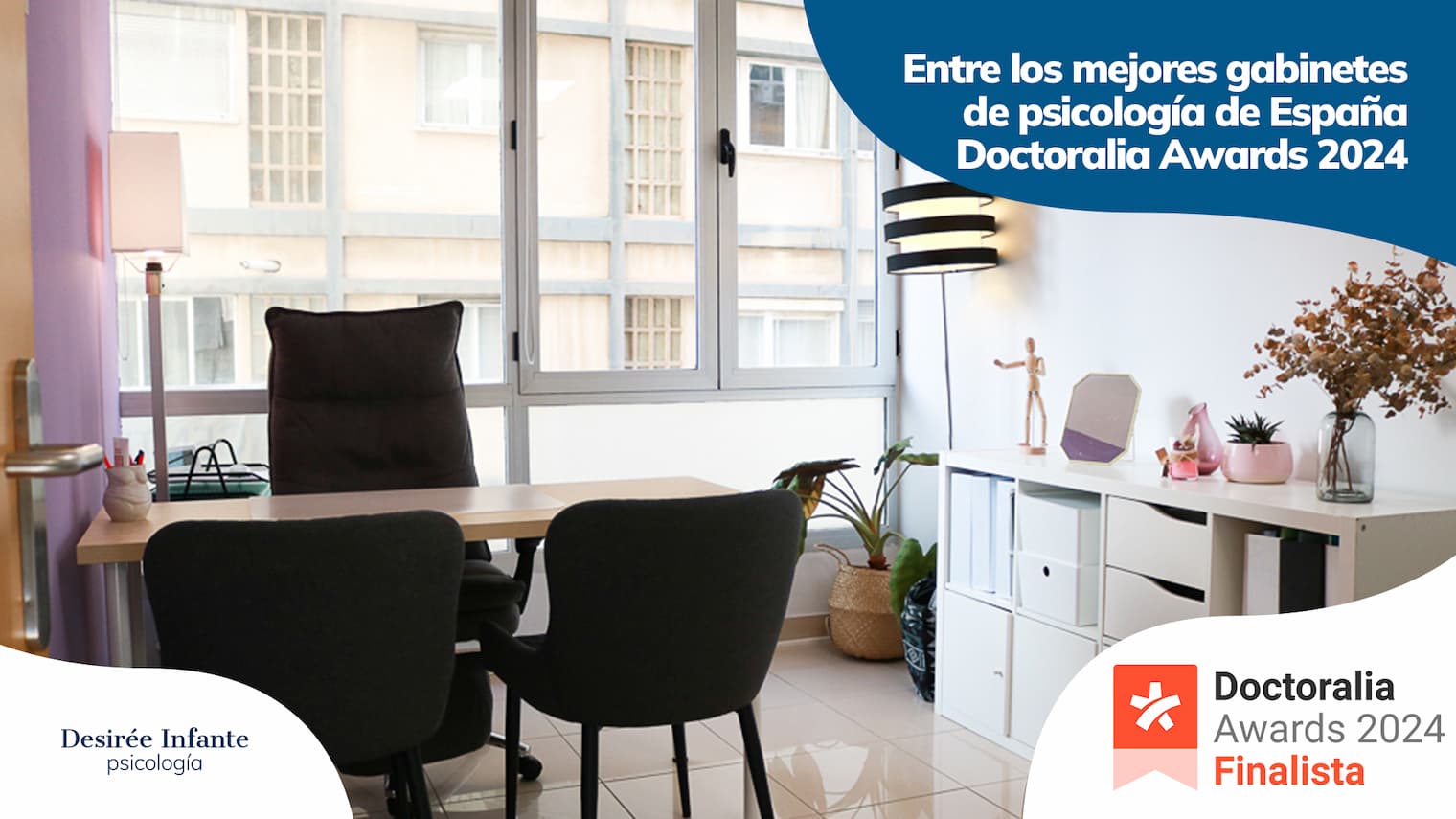 Segundo mejor gabinete de psicología de España según Doctoralia Awards 2024
